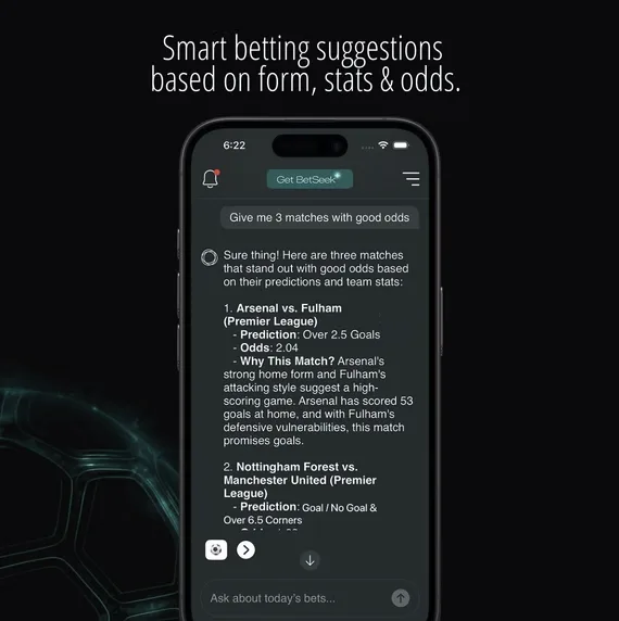BetSeek chat interface